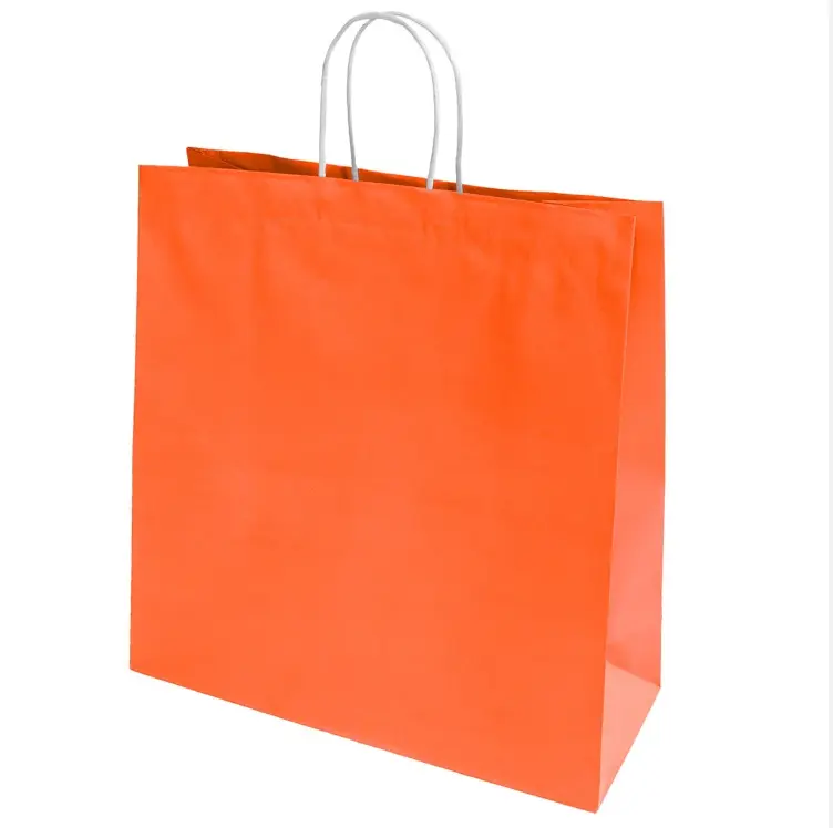 Värvilised paberkotid üritustele Oranž