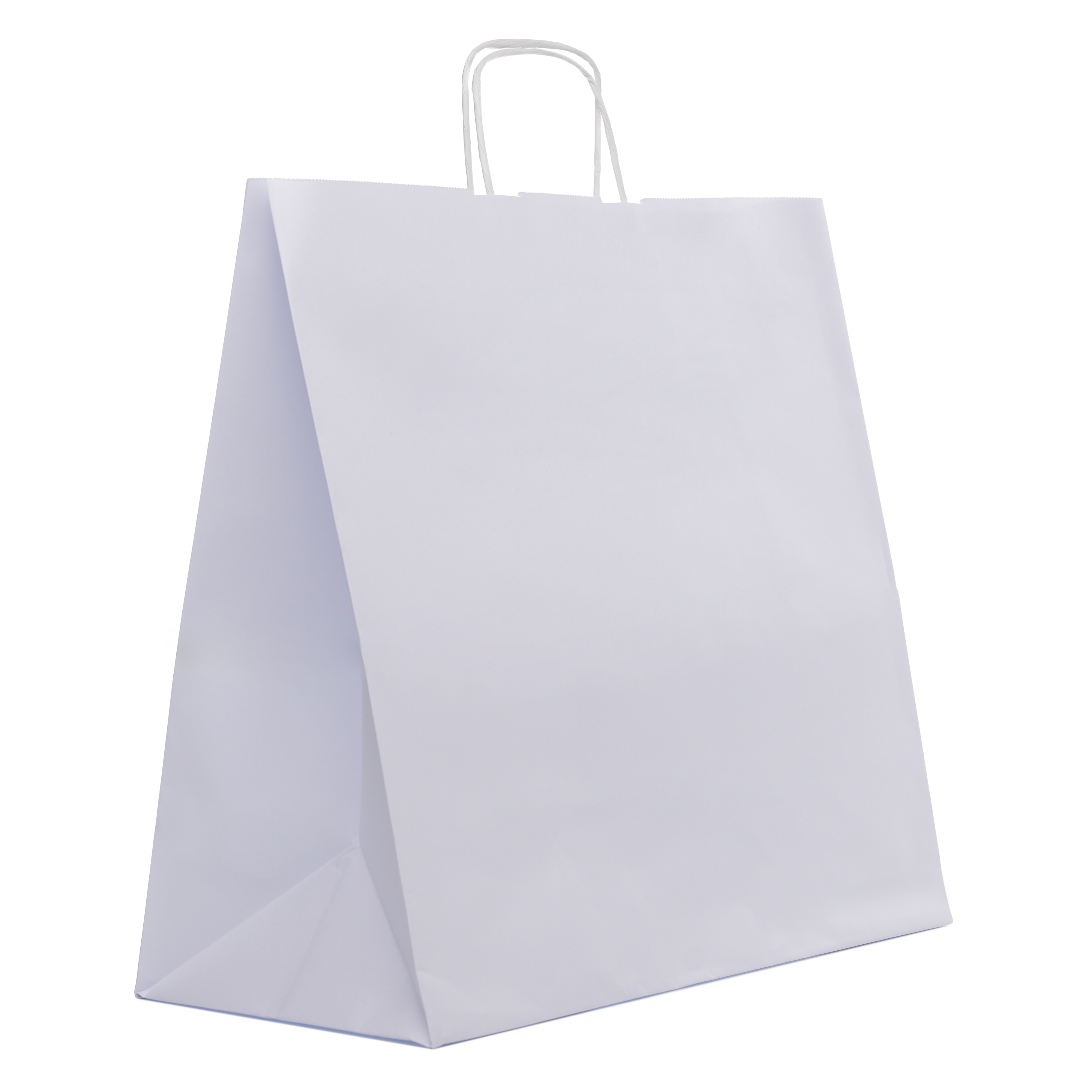 Tugevad valged paberkotid 110g 35x15x40cm